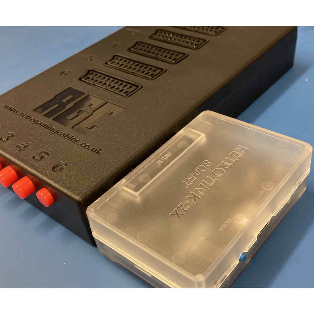 RetroTink 5X-Pro six input SCART switch